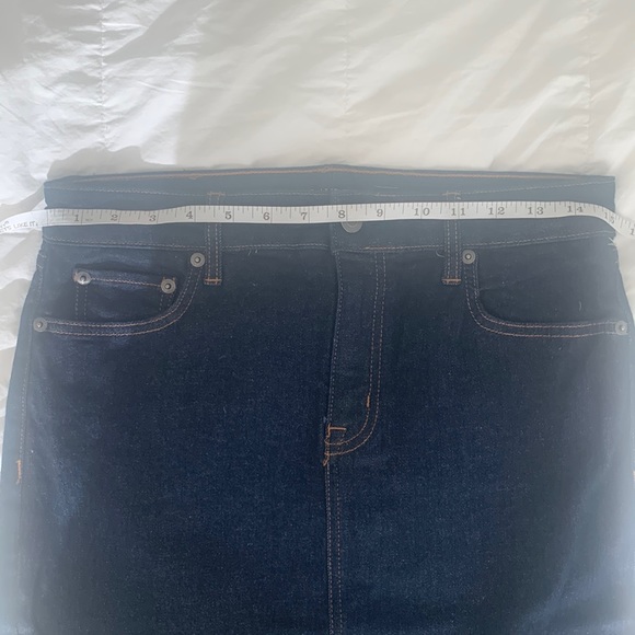 NWT - Ralph Lauren denim skirt - dark denim - Picture 6 of 7